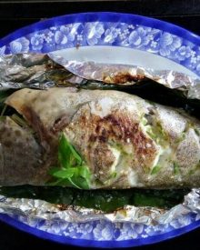Cá mú nướng muối ớt