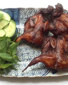 Chim cút nướng mật ong