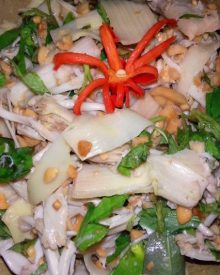 Gỏi Bắp Chuối Luộc Dã Chiến miền tây