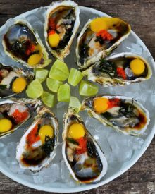 Hàu trứng cút wasabi bổ dưỡng khó cưỡng
