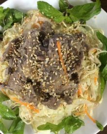 Nộm Bắp Bò Hoa Chuối